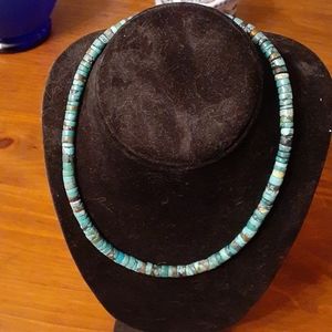 Turquoise hand crafted nrcklace